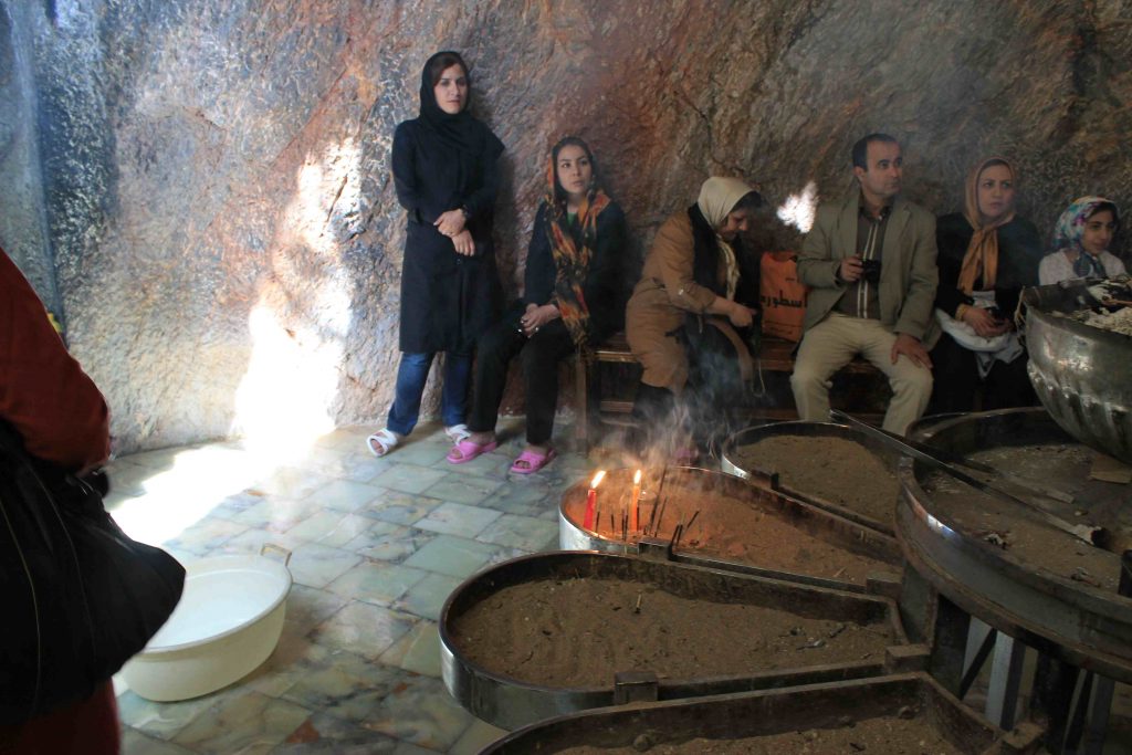 Inside the cave