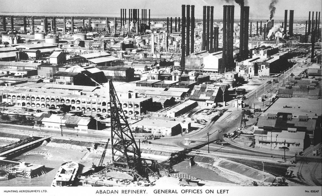 Aerial views of Abadan, probably late 1920s or 1930s.